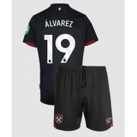 Fotbalové Dres West Ham United Edson Alvarez #19 Dětské Venkovní 2024-25 Krátký Rukáv (+ trenýrky)